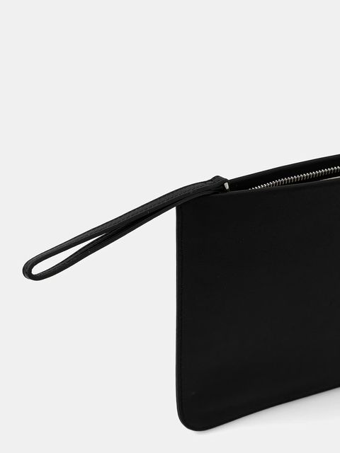 Patrizia Pepe kosmetyczka skórzana kolor czarny 2Q0009 L113 - zdjęcie produktu nr 2