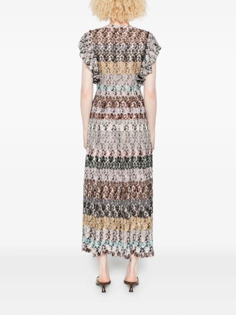Missoni v-neck midi dress - Black