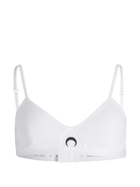 Marine Serre organic cotton bra - White - zdjęcie produktu nr 1
