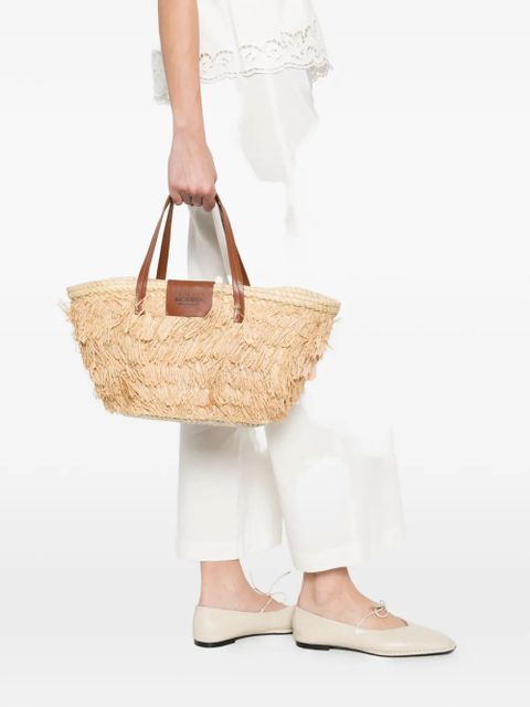 Ruslan Baginskiy fringed top-handle tote bag - Neutrals - zdjęcie produktu nr 2