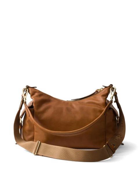 Prada Explore large nappa leather bag - Brown
