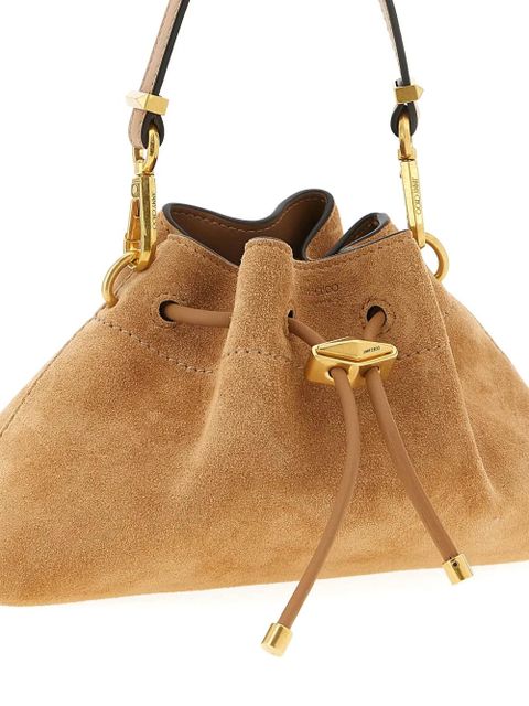 Jimmy Choo small suede shoulder bag - Brown