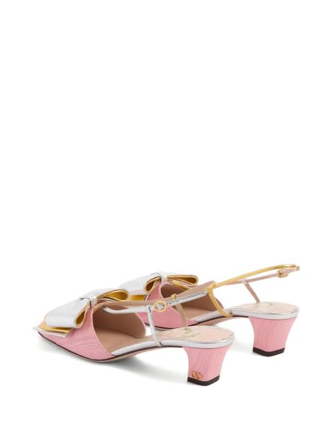 Valentino Garavani Bowow slingback pumps - Pink