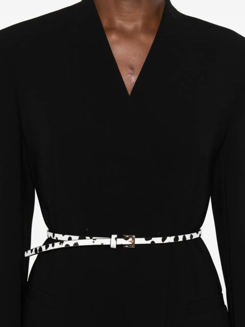 Max Mara belted suit - Black