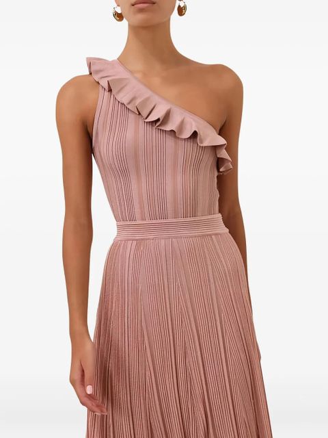 ZIMMERMANN Lucky metallic frill top - Pink - zdjęcie produktu nr 2