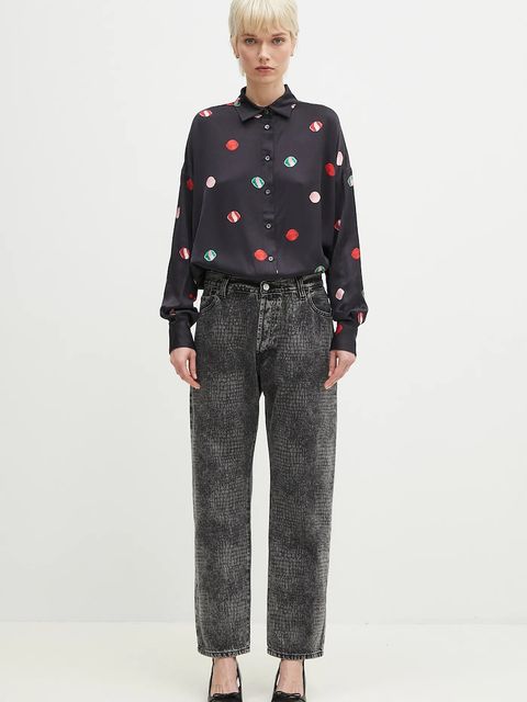 Aries jeansy bawełniane Lasered Croc Lilly Jean