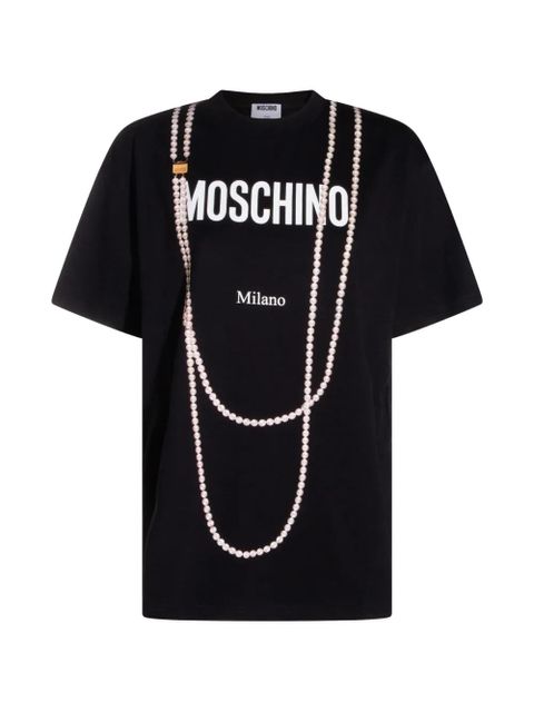 Moschino logo-print T-shirt - Black - zdjęcie produktu nr 1