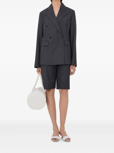 LouLou de Saison Norma double-breasted peak-lapels blazer - Grey - zdjęcie produktu nr 2