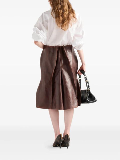 Prada poplin button-fastening shirt - White