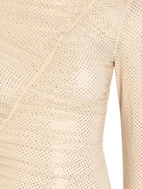 Self-Portrait embellished long-sleeved top - Neutrals - zdjęcie produktu nr 2