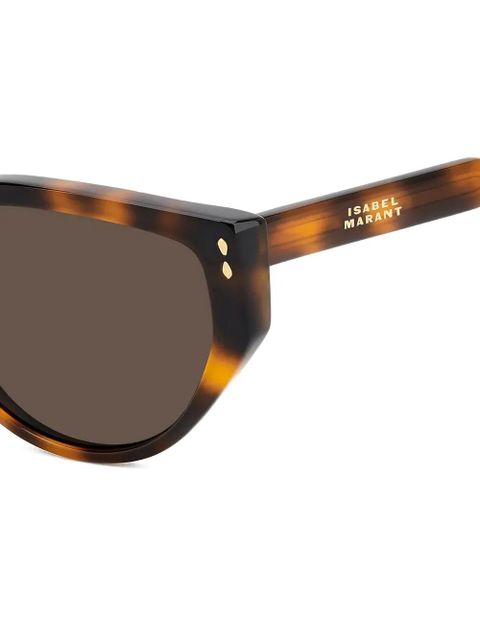 Isabel Marant Eyewear studded cat-eye sunglasses - Brown