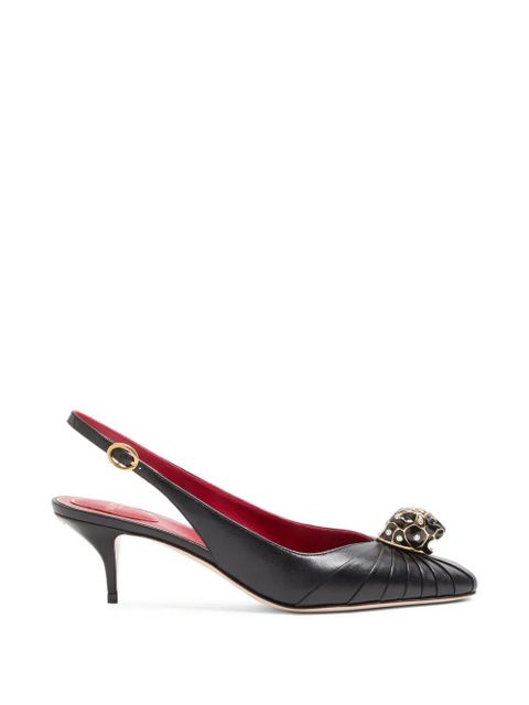 Valentino Garavani Panthea goatskin pumps 55mm - Black - zdjęcie produktu nr 1