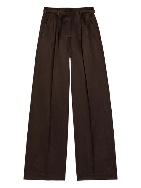 Gabriela Hearst belt-detail trousers - Brown - zdjęcie produktu nr 1