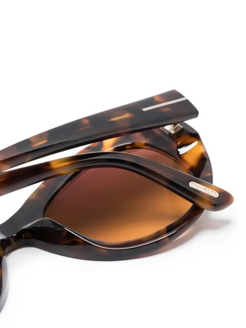 TOM FORD Eyewear Guinivere cat-eye sunglasses - Brown