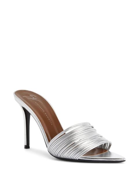 Giuseppe Zanotti 90mm Intriigo Clio sandals - Grey
