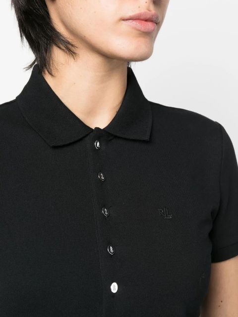 Lauren Ralph Lauren embroidered logo polo shirt - Black