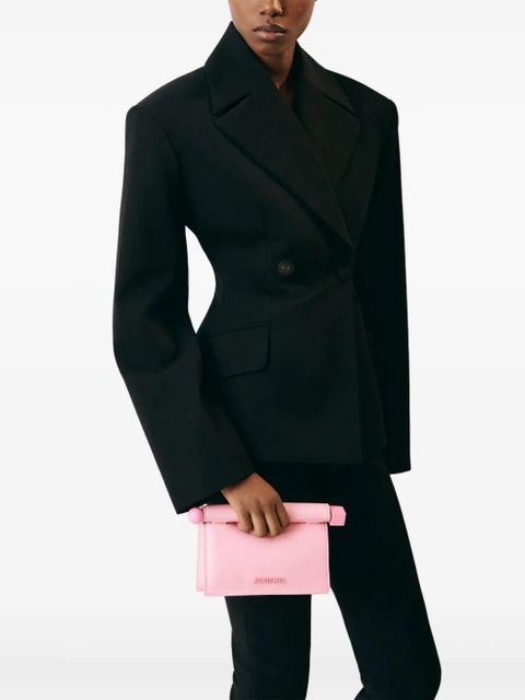 Jacquemus Rond Carré clutch bag - Pink