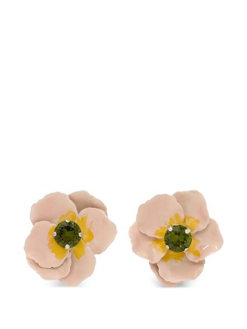 Simone Rocha flower-shaped earrings - Silver - zdjęcie produktu nr 1
