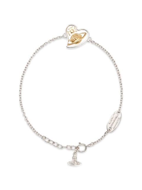 Vivienne Westwood Faye heart-Orb bracelet - Silver - zdjęcie produktu nr 1