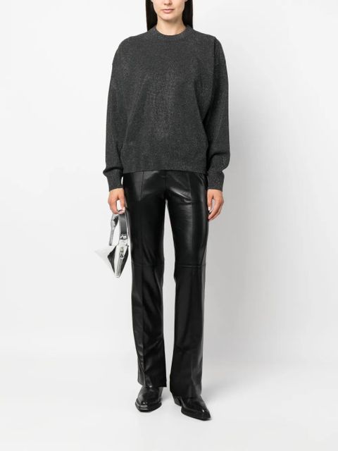 Alexander Wang rhinestone-embellished wool jumper - Grey - zdjęcie produktu nr 2