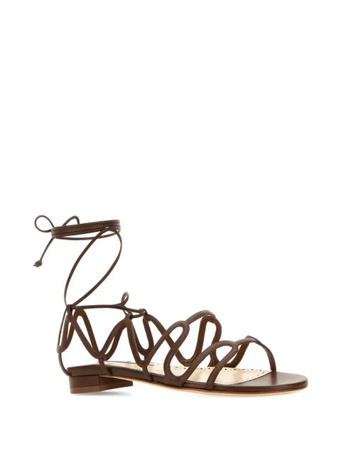 Manolo Blahnik Fawda sandals - Brown - zdjęcie produktu nr 2