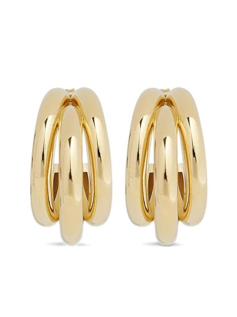Rabanne triple-hoop earrings set - Gold - zdjęcie produktu nr 1