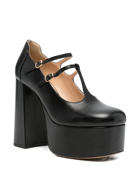 Chloé leather platform pumps - Black - zdjęcie produktu nr 2