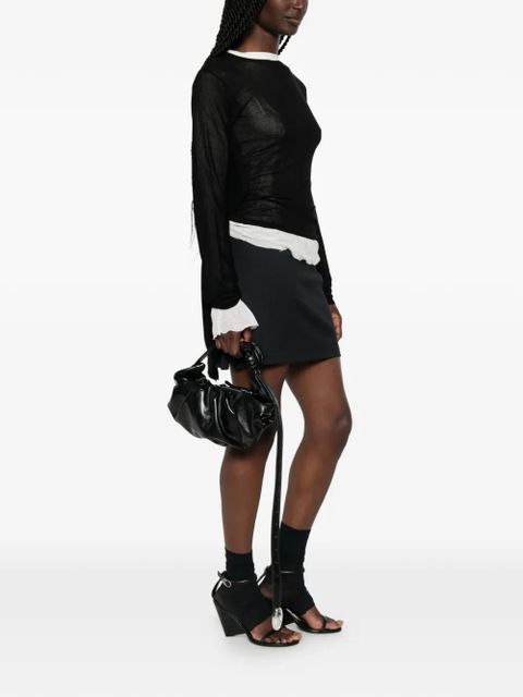 Paloma Wool draped-sleeve T-shirt - Black - zdjęcie produktu nr 2