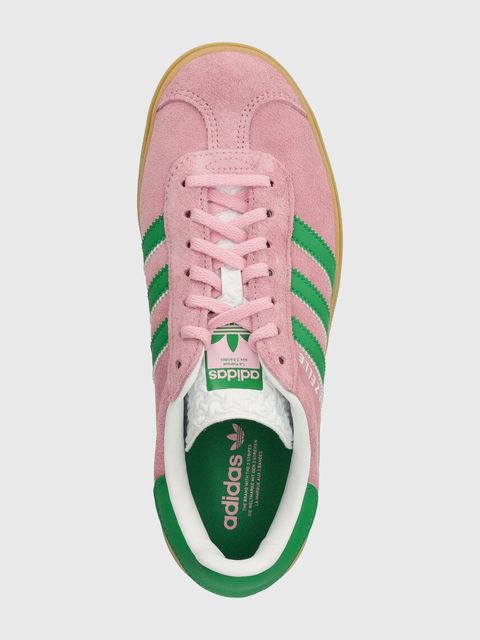 adidas Originals sneakersy zamszowe Gazelle Bold kolor różowy IE0420