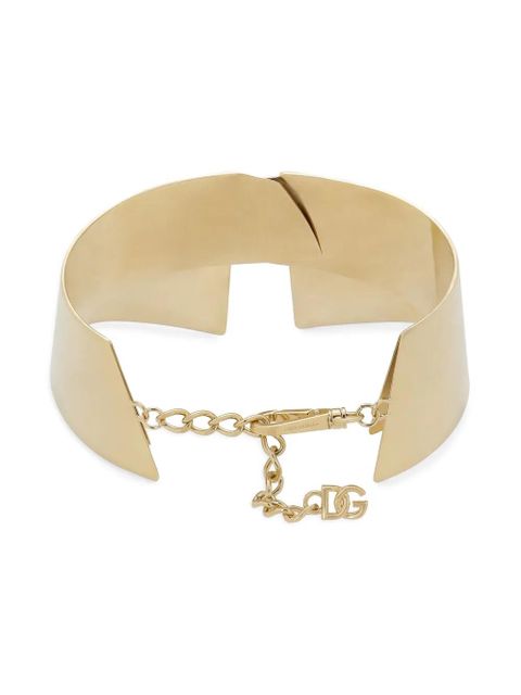 Dolce & Gabbana embellished collar chocker-necklace - Gold - zdjęcie produktu nr 2