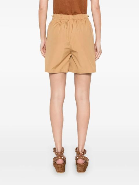 Max Mara poplin shorts - Brown