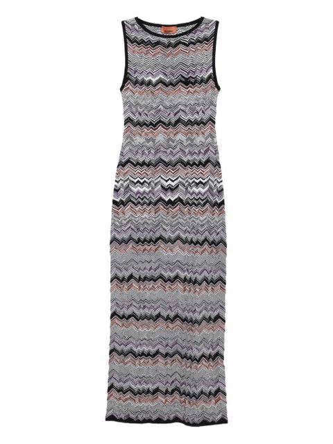 Missoni zigzag-pattern dress - Black - zdjęcie produktu nr 1