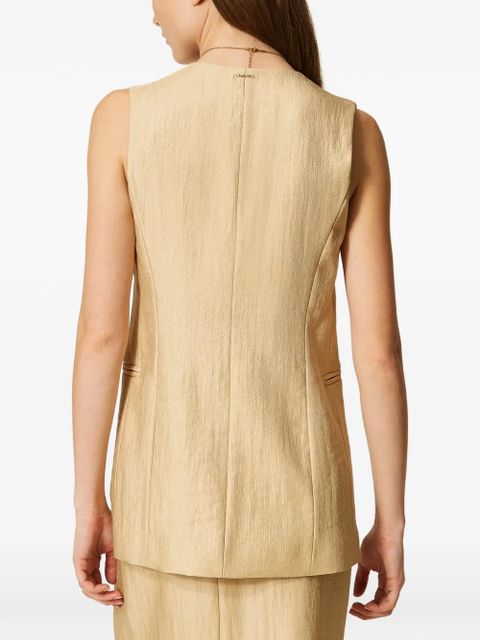 TWINSET V-neck blazer - Neutrals