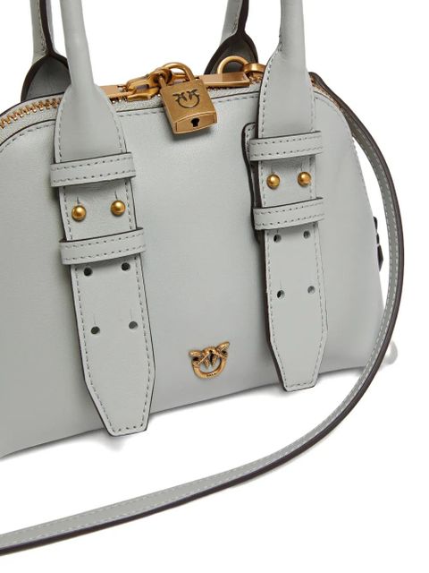 PINKO mini Escape padlock tote bag - Grey
