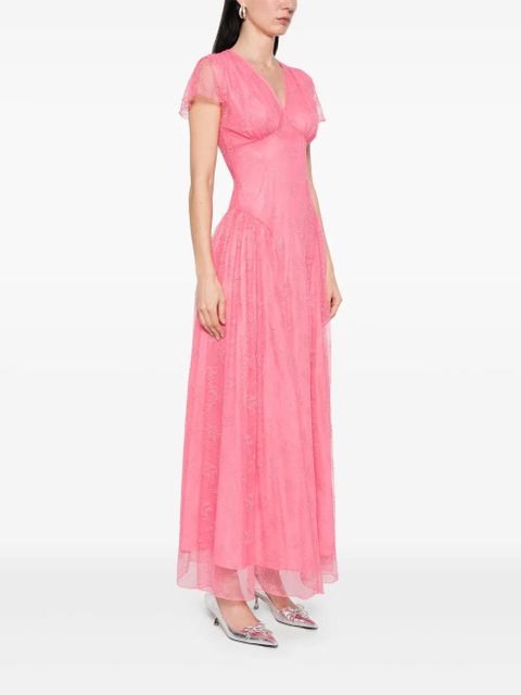 ROTATE BIRGER CHRISTENSEN lace maxi dress - Pink - zdjęcie produktu nr 2