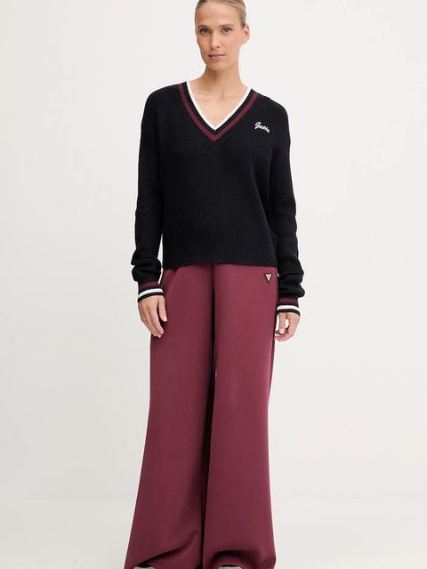 Guess sweter z dodatkiem wełny SABINA damski kolor granatowy lekki V5BR01 Z1152 - zdjęcie produktu nr 2