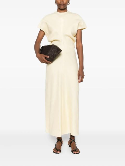 TOTEME slouch-waist maxi dress - Neutrals