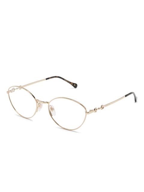 Gucci Eyewear cat-eye glasses - Gold - zdjęcie produktu nr 2