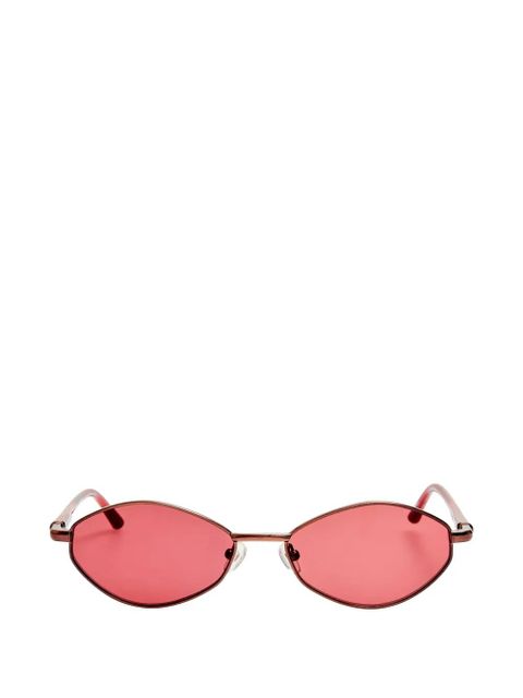 Jacquemus geometric frame sunglasses - Red - zdjęcie produktu nr 1