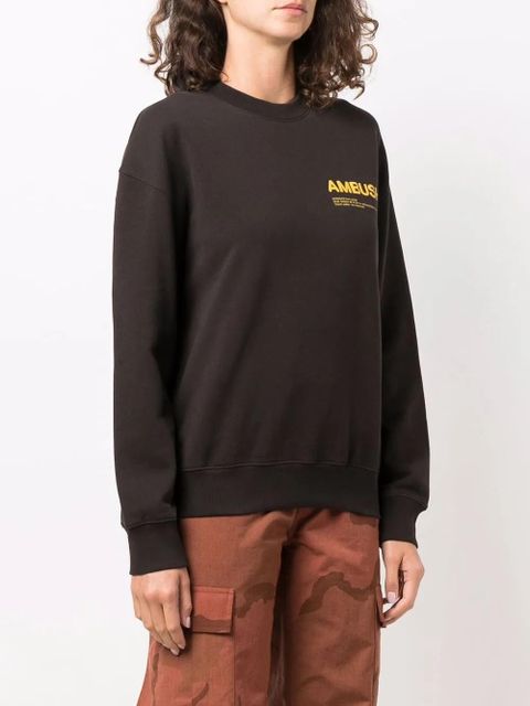 AMBUSH logo-print sweatshirt - Brown
