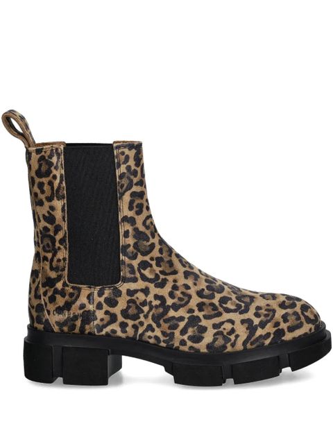 Copenhagen leopard-print lug-sole Chelsea boots - Brown - zdjęcie produktu nr 1