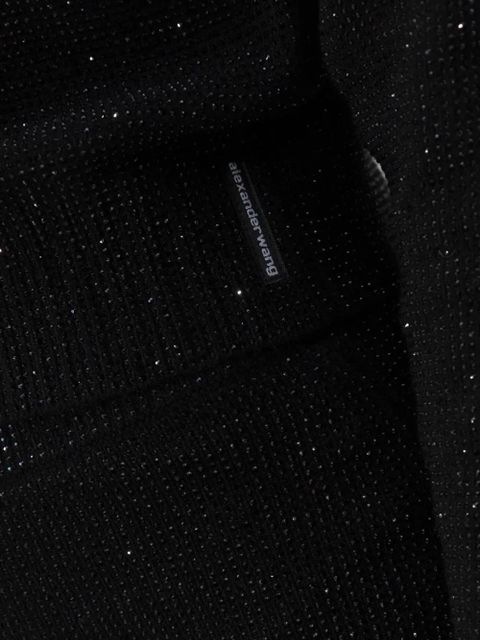 Alexander Wang crystal-embellished cardigan - Black