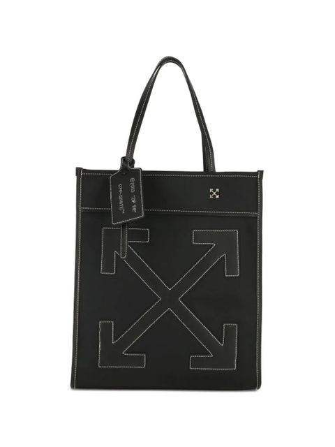 Off-White contrast-stitch tote bag - Black - zdjęcie produktu nr 1