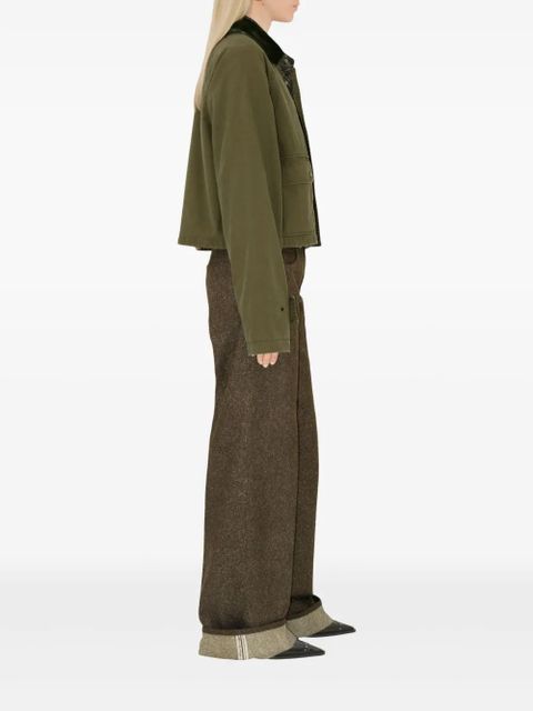 Burberry Cotton Field Jacket - Green - zdjęcie produktu nr 2