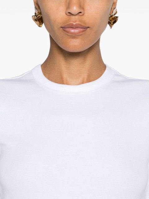 TOTEME ribbed cotton T-shirt - White