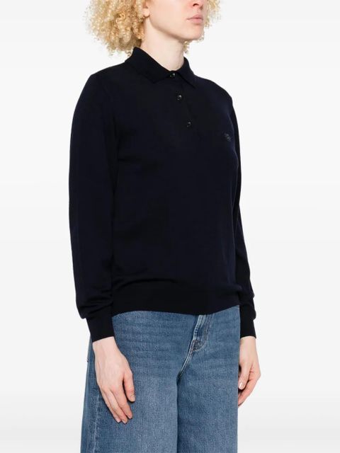ETRO polo-collar sweatshirt - Blue