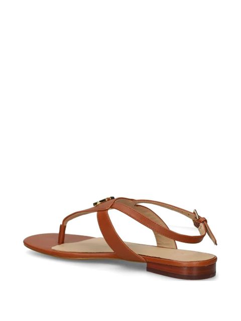 Lauren Ralph Lauren logo-appliqué sandals - Brown