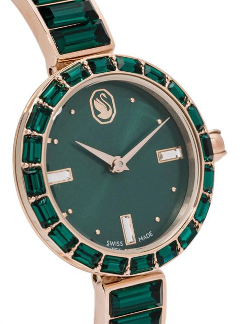 Swarovski Matrix Bangle 25mm - Green