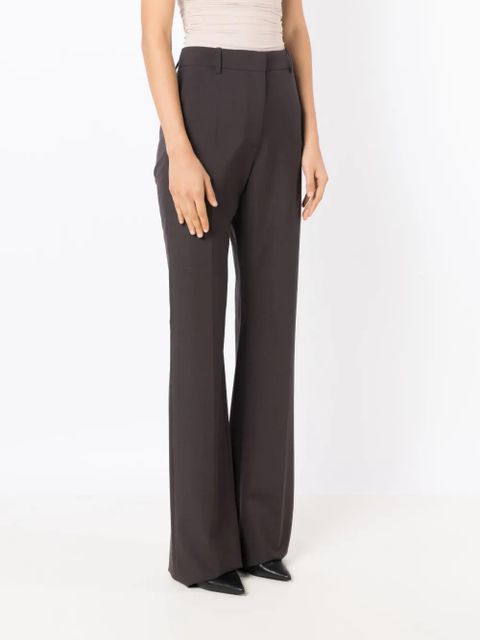 Valentino Garavani high-waisted flared trousers - Brown