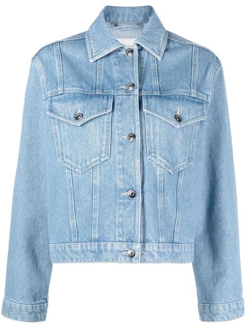 Nanushka light wash denim jacket - Blue - zdjęcie produktu nr 1